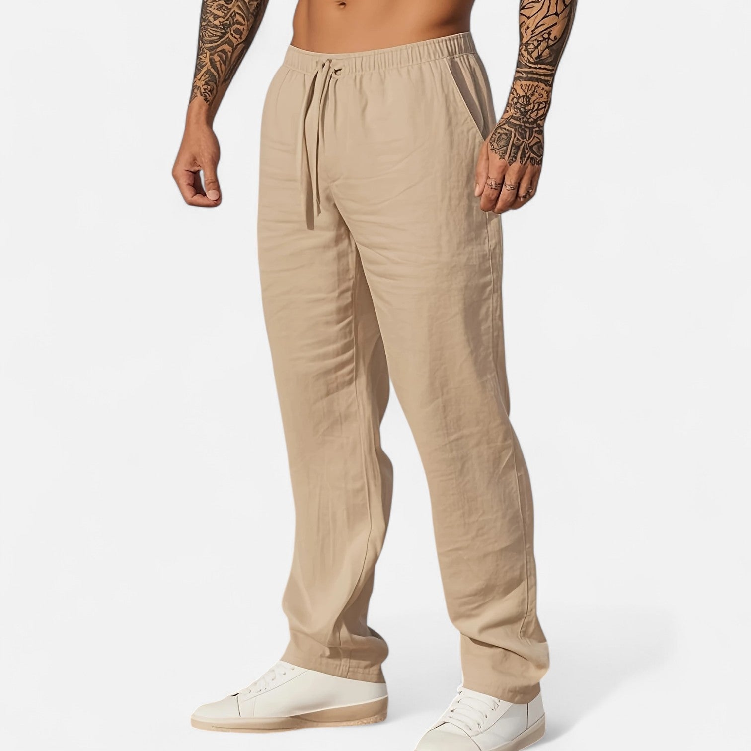 Lauvin | Men's Linen Trousers – Relaxed Heritage Style