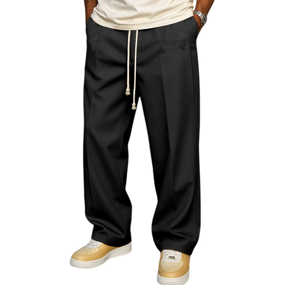 Charles | Men's Casual Structured Relaxed Fit Pants