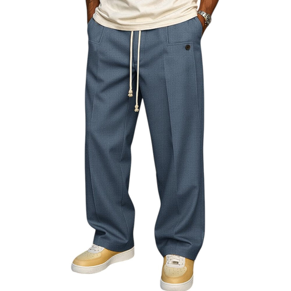 Charles | Men's Casual Structured Relaxed Fit Pants