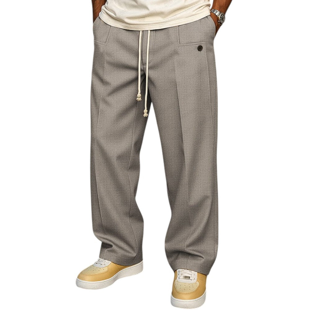 Charles | Men's Casual Structured Relaxed Fit Pants