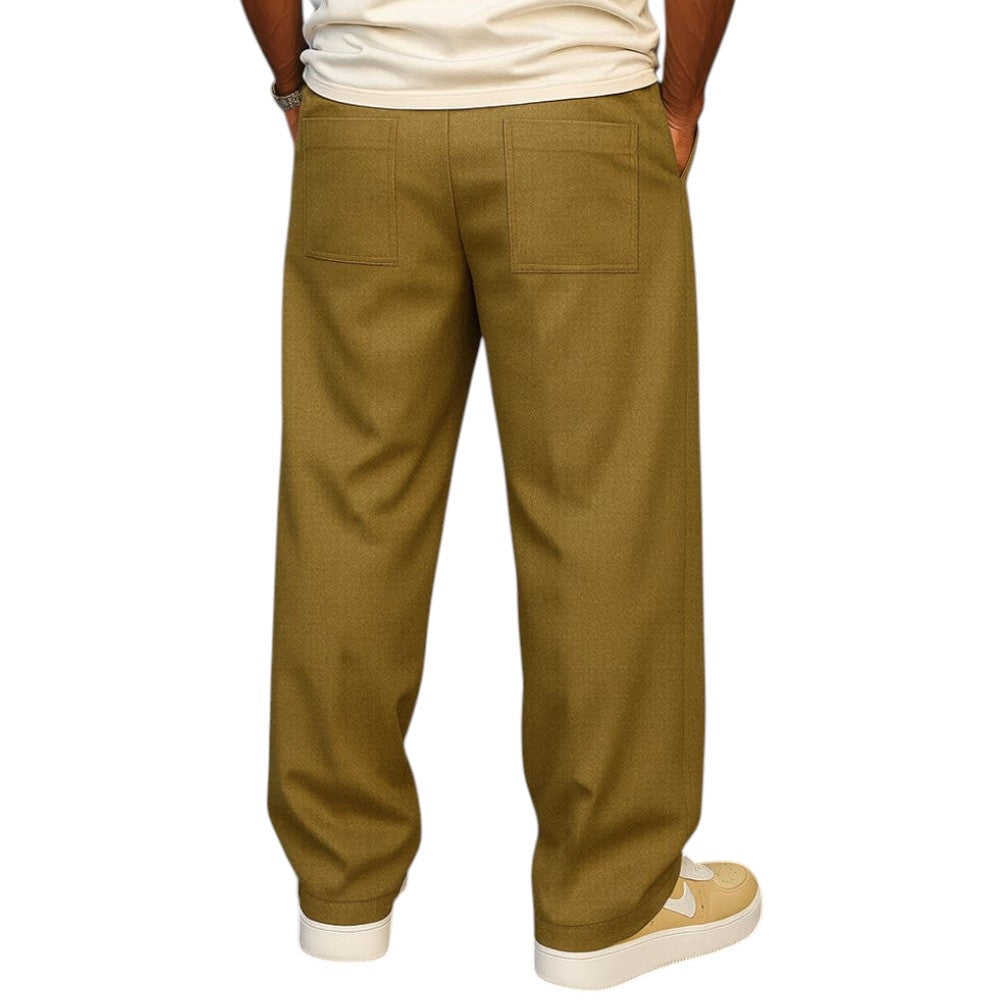 Charles | Men's Casual Structured Relaxed Fit Pants