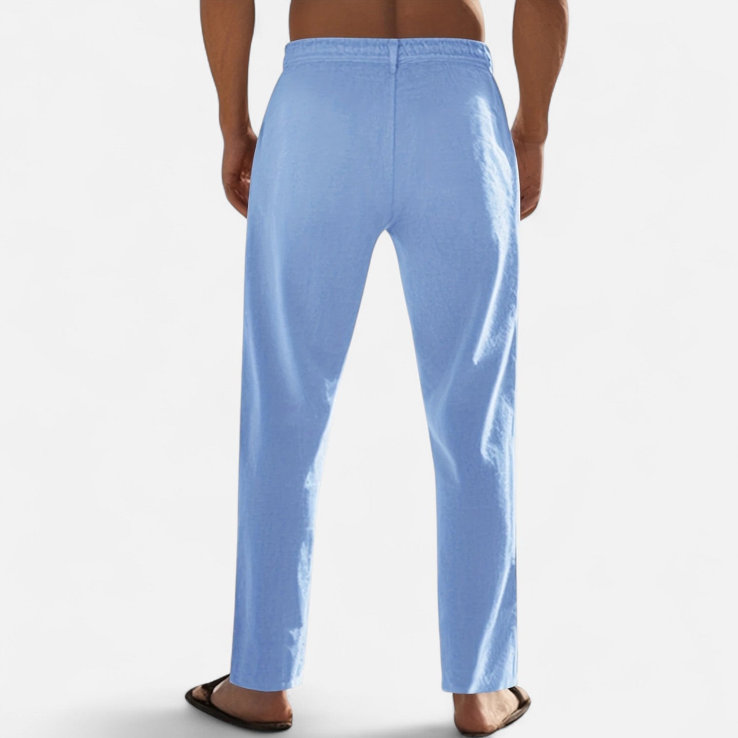 Liam | Men's Linen Trousers – Lightweight Heritage Fit
