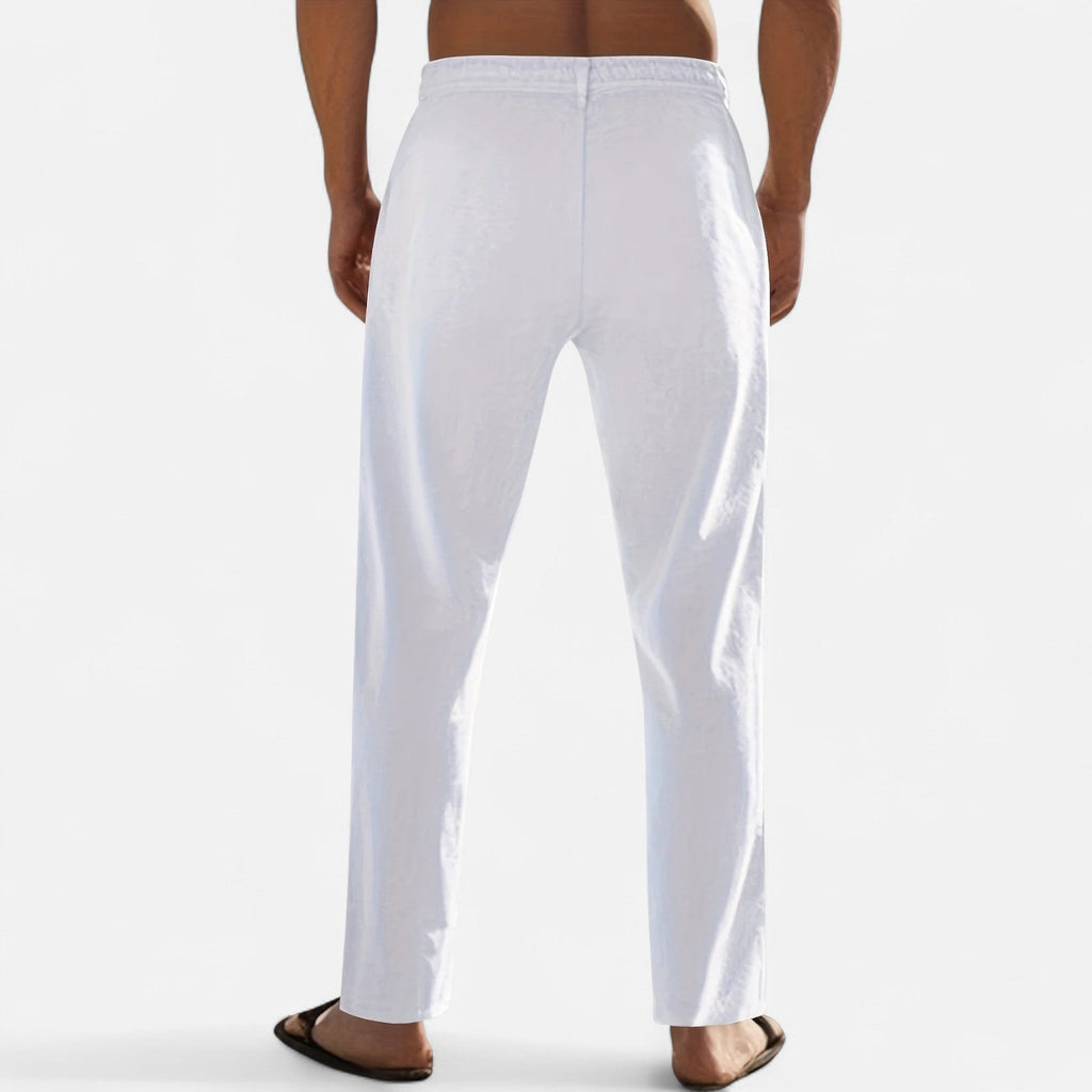 Liam | Men's Linen Trousers – Lightweight Heritage Fit