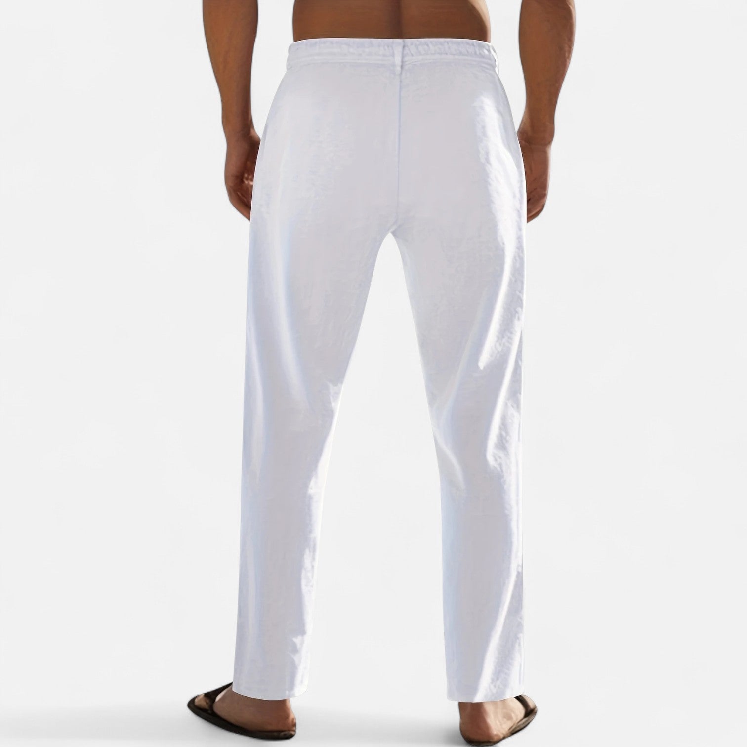 Liam | Men's Linen Trousers – Lightweight Heritage Fit