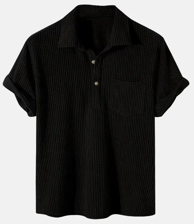 Cole | Men's Waffle Terry Casual Shirt