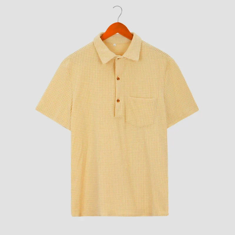 Cole | Men's Waffle Terry Casual Shirt