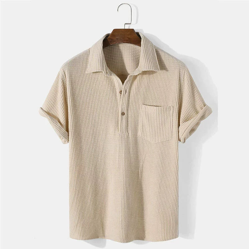 Cole | Men's Waffle Terry Casual Shirt