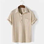 Cole | Men's Waffle Terry Casual Shirt
