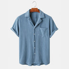 Cole | Men's Waffle Terry Casual Shirt