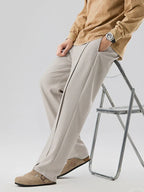 Phill | Men's Straight Cut Pleated Trousers
