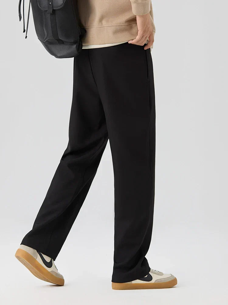 Phill | Men's Straight Cut Pleated Trousers