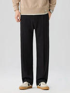 Phill | Men's Straight Cut Pleated Trousers