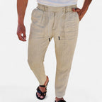 Liam | Men's Linen Trousers – Lightweight Heritage Fit