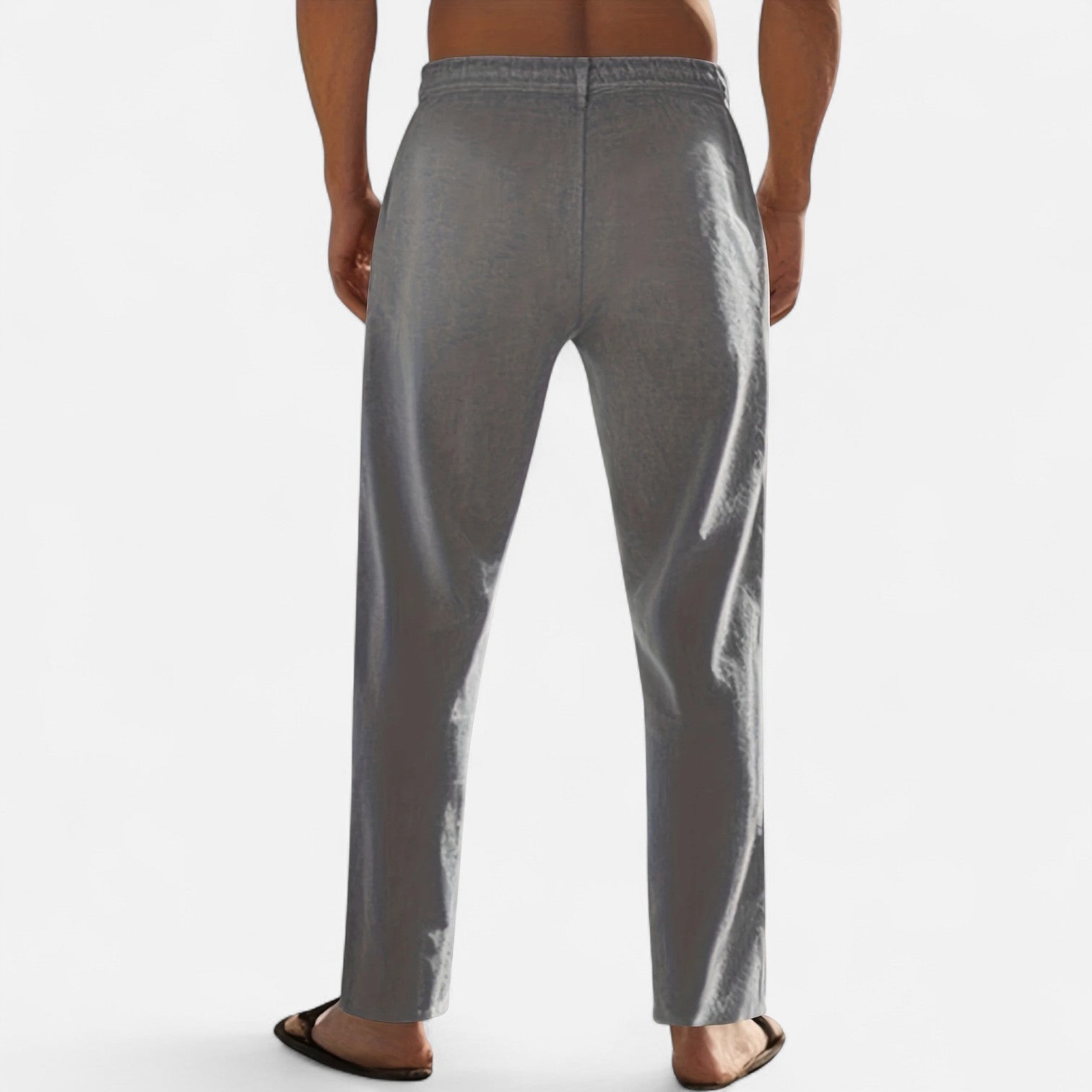 Liam | Men's Linen Trousers – Lightweight Heritage Fit