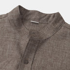 Benjamin | Men's Solid Cotton Button-Up Shirt