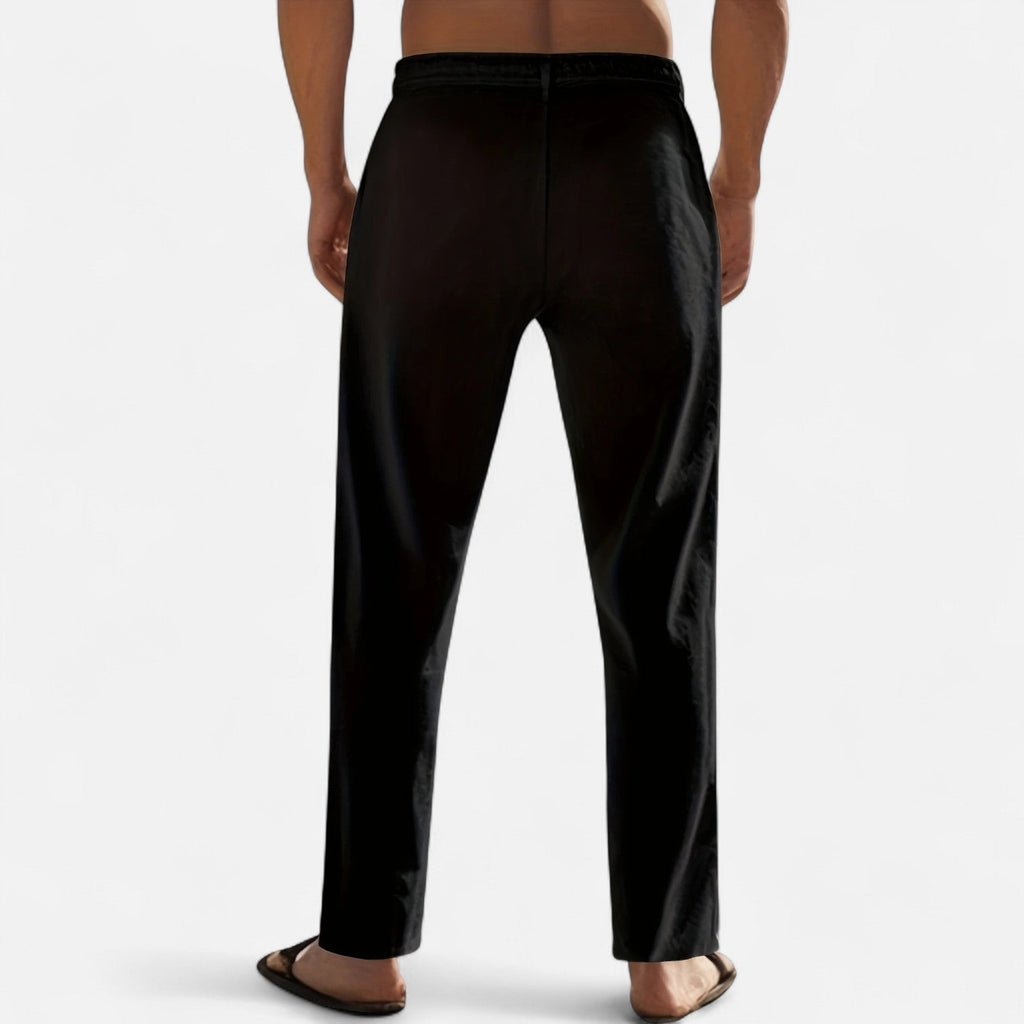 Liam | Men's Linen Trousers – Lightweight Heritage Fit