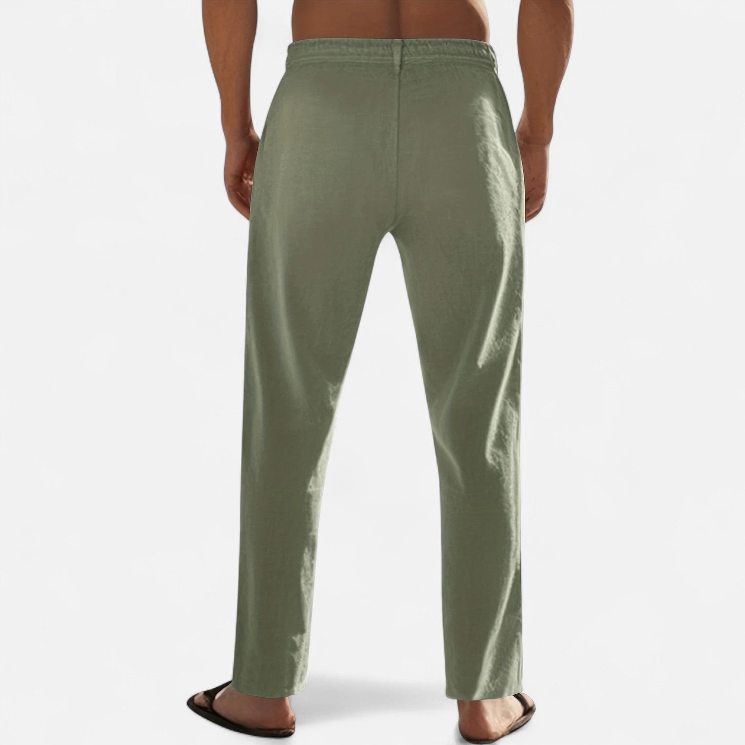 Liam | Men's Linen Trousers – Lightweight Heritage Fit