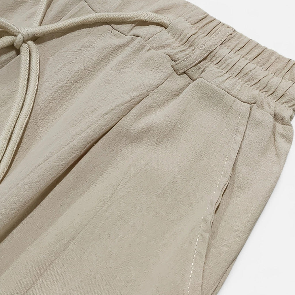 Liam | Men's Linen Trousers – Lightweight Heritage Fit