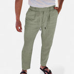 Liam | Men's Linen Trousers – Lightweight Heritage Fit